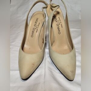 Charles Jourdan Cream Women's Shoes
